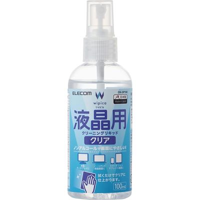 エレコム 液晶用クリーニングリキッド/100ml CK-DP100 1個（直送品）
