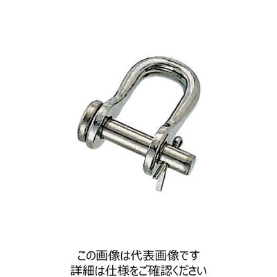 水本機械製作所 水本 ステンレス ワリピン式半丸シャックル 長さ21mm 内幅12mm B-228 1個 849-0931（直送品）