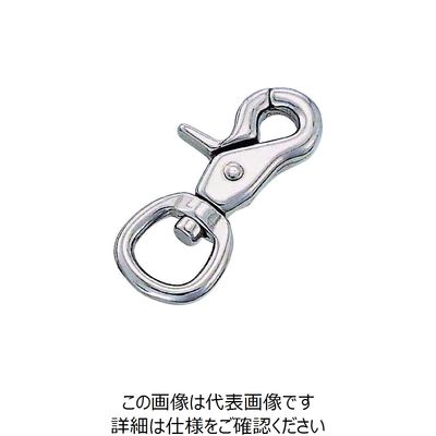 水本機械製作所 水本 ステンレス トリガースナップ 長さ60mm B-123 1個 162-9657（直送品）