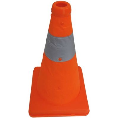 ミズケイ 伸縮式三角コーン 30cm<オレンジ> 8201033 1個 226-6752（直送品）