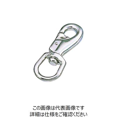水本機械製作所 水本 ステンレス スイベルスナップ強力タイプ 長さ113mm B-824 1個 205-0363（直送品）