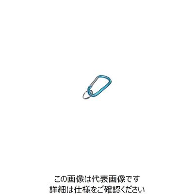 水本機械製作所 水本 アルミカラーフック(ブルー) 線径8mm長さ80mm AKD-8B 1個 849-0554（直送品）
