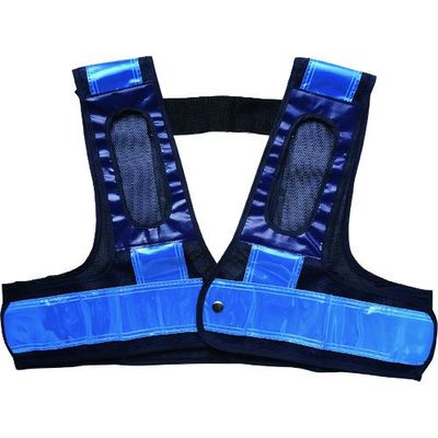 ミズケイ フルハーネス用安全ベスト「装着できるんです」<紺/薄青> 5941110 1枚 226-6722（直送品）