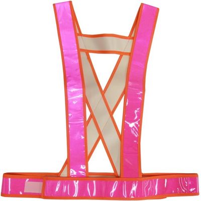 ミズケイ タスキ型安全ベスト<ピンク> 5920009 1枚 166-1753（直送品）