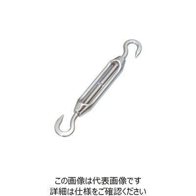 水本機械製作所 水本 ステンレス 枠式ターンバックル(フック&フック) 捻子径M5 B-2552 1個 113-3042（直送品）