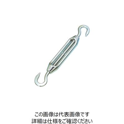 水本機械製作所 水本 ステンレス 枠式ターンバックル(フック&フック) 捻子径M4 B-2554 1個 162-9843（直送品）
