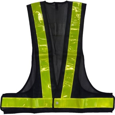 ミズケイ 安全ベスト(紺地・黄) 5917505 1枚 208-5673（直送品）