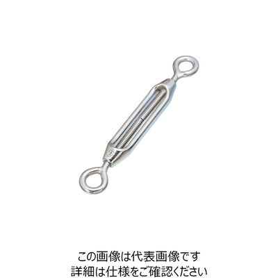 水本機械製作所 水本 ステンレス 枠式ターンバックル(アイ&アイ) 捻子径M5 B-2551 1個 113-4542（直送品）