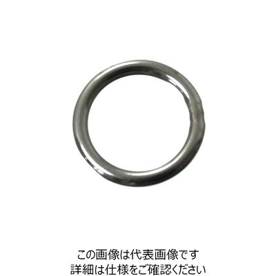 ニッサチェイン ステンレス溶接リング 6×40 B-1514 1セット(5個) 126-4479（直送品）