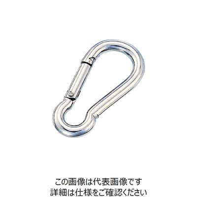 水本機械製作所 水本 ステンレス スナップフックB型 線径10mm 長さ102mm B-100 1個 849-0738（直送品）