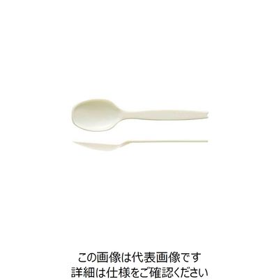 大黒工業 大黒 スプーン#130 (白)バラ 3770070 1袋(500本) 236-3501（直送品）