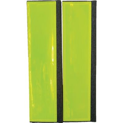 ミズケイ フルハーネス用反射ベルト 7cm幅 2枚入 黄 4100110 1組(2枚) 250-4626（直送品）