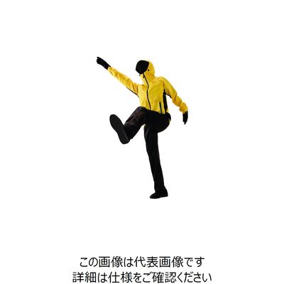 川西工業 川西 ストレッチレインスーツ イエロー Mサイズ 3522Y-M 1着 148-0604（直送品）