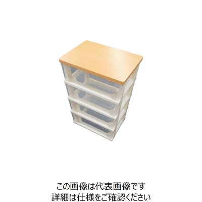 天馬 TENMA 木製天板ストッカー550 組立式 5段 110012847 1台 251-1343（直送品）