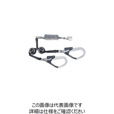 TJMデザイン タジマ ハーネス用ランヤード ER150 ダブル L2 125kg用 A3ER150-WL2-2 1本 244-3641（直送品）