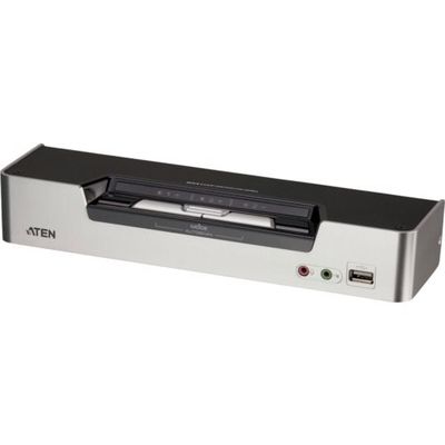 ATEN KVMPスイッチ 2ポート / DVI USB オーディオ デュアルモニタ CS1642A 1台 115-2971（直送品）
