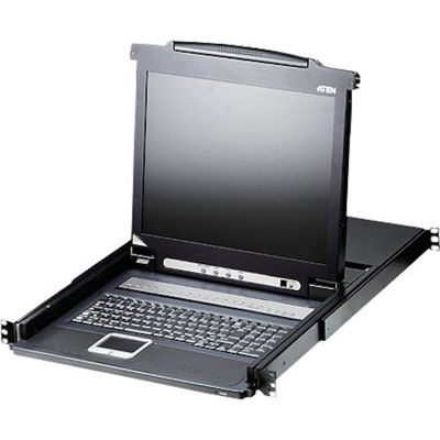 ATEN KVMドロワー 16ポート/17インチLCD一体型/ショートレール CL1016MJJS 1台 115-2123（直送品）