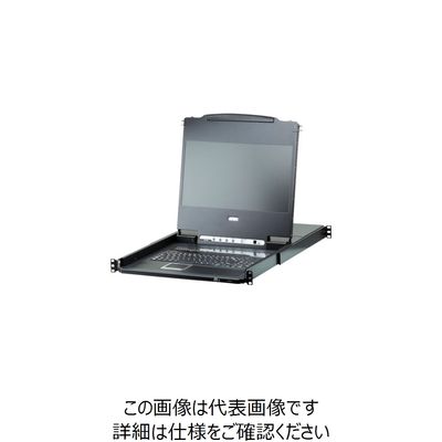 ATEN KVMドロワー 8ポート/USB/DVI/フルHDワイド対応/ショートレール CL6708MWJJS 1台 115-2143（直送品）