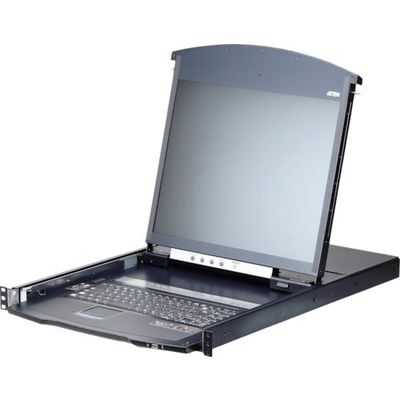 ATEN コンソールドロワーKVM 8 ポート/デュアルスライド/ロングレール KL1108VNJJL 1台 115-2152（直送品）