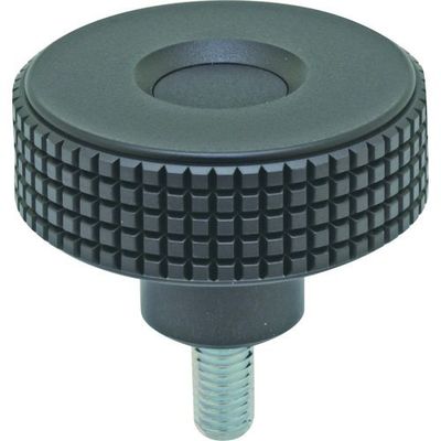 イマオコーポレーション ELESA グリル ノブ(オネジ) GK40X16N 1個 213-4633（直送品）