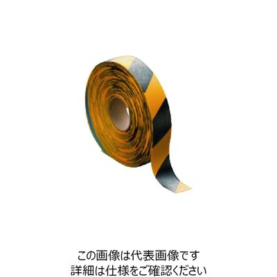 岩田製作所 IWATA ラインプロテープ 赤/白 50mmX10m LP910 1巻 223-4500（直送品）