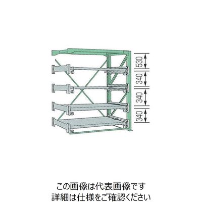 ムラテックKDS KDS スライドラックSSR10ー2012ー4HR SSR10-2012-4HR 1台(1個) 805-0907（直送品）