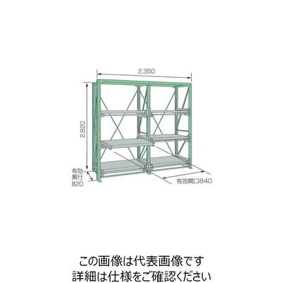 ムラテックKDS KDS スライドラックSSR10ー2809ー3FTR SSR10-2809-3FTR 1台(1個) 805-0910（直送品）