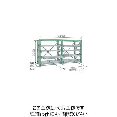 ムラテックKDS KDS スライドラックSSR10ー2012ー4FTR SSR10-2012-4FTR 1台(1個) 805-0906（直送品）