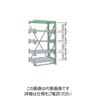 ムラテックKDS KDS スライドラックSSR10ー2809ー4HR SSR10-2809-4HR 1台(1個) 805-0913（直送品）