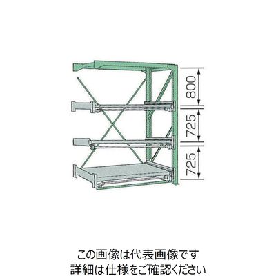 ムラテックKDS KDS スライドラックSSR10ー2812ー3FR SSR10-2812-3FR 1台(1個) 805-0915（直送品）