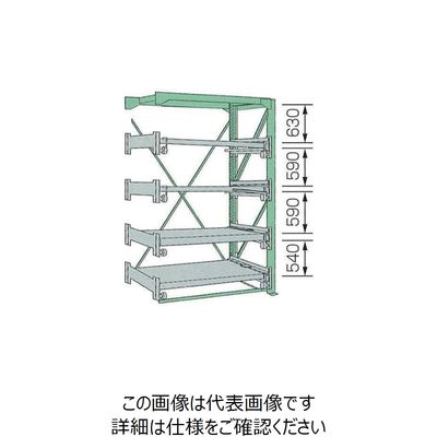 ムラテックKDS KDS スライドラックSSR10ー2812ー4HR SSR10-2812-4HR 1台(1個) 805-0919（直送品）