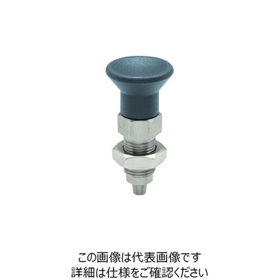 イマオコーポレーション kipp インデックスプランジャー(テーパー、ハイポジションタイプ) HPNDX16TW-SUS 1個（直送品）