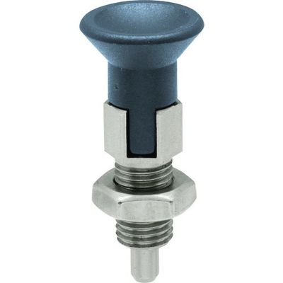 イマオコーポレーション kipp インデックスプランジャー(ロングストローク、ノーズロック型) NDXNE12ALW-SUS 1個（直送品）