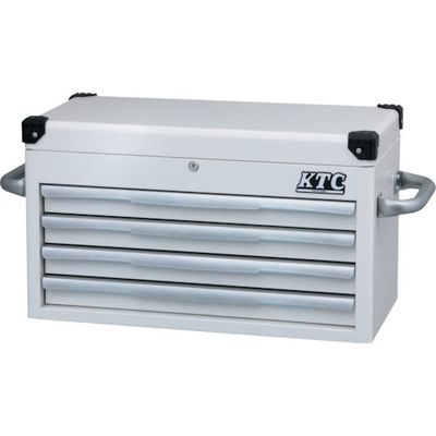 京都機械工具 KTC トップチェスト(4段4引出し)ホワイト EKR-1004WH 1個 203-4364（直送品）