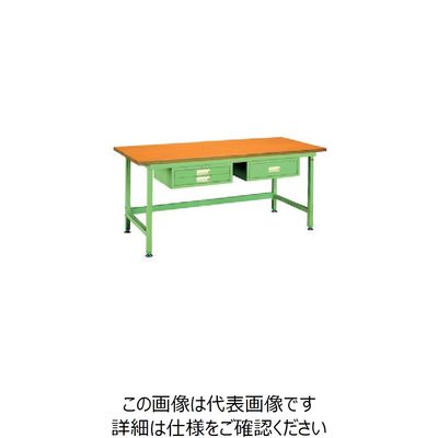 大阪製罐 OS 中量作業台 木製天板 NBW1877 1台 135-7840（直送品）