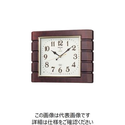 セイコータイムクリエーション SEIKO チャイム&ストライク付電波掛時計 P枠 RX209B 1個 813-2961（直送品）