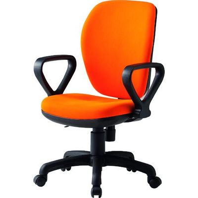 藤沢工業 TOKIO オフィスチェア FSTー77HA オレンジ FST-77HA-OR 1脚 146-8640（直送品）