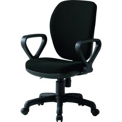 藤沢工業 TOKIO オフィスチェア FSTー77HA ブラック FST-77HA-BK 1脚 146-8631（直送品）