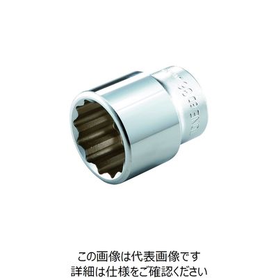 TONE ソケット(12角) 対辺寸法46mm 差込角19.0mm 全長65mm HG6D-46 1個 105-9722（直送品）