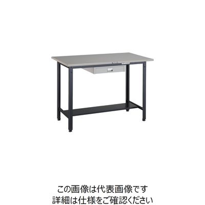 トラスコ中山 TRUSCO HAEWS型立作業台 1200X750XH885 薄型1段引出付 HAEWS-1275UDC1 1台（直送品）