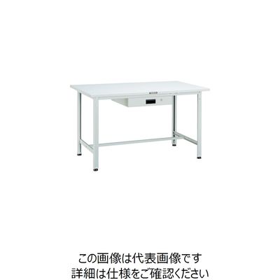 トラスコ中山 TRUSCO SAE型作業台 900X750XH740 薄型1段引出付 W色 SAE-0975UDK1 W 1台（直送品）