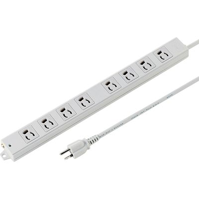 延長コード 電源タップ 5m 3P（ピン） 8個口 マグネット ホワイト TAP-KS8-5 サンワサプライ 1個（直送品）