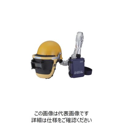 山本光学 YAMAMOTO 電動ファン付呼吸用保護具 粒子捕集効率PL1(95%以上) LS-355WP SAM 1個 818-2694（直送品）