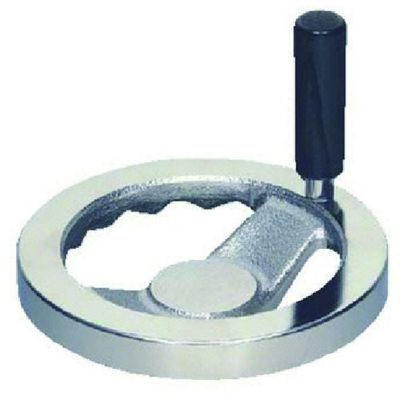 イマオコーポレーション イマオ ハンドル 角リム型ハンドル車(加工付) ハンドル径100mm S100ER-T10 1個 132-2515（直送品）