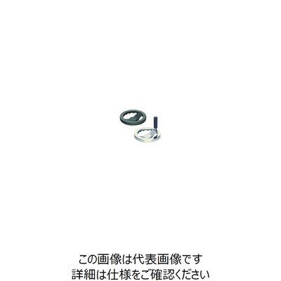 イマオコーポレーション イマオ ハンドル 角リム型ハンドル車(加工付) ハンドル径125mm BS125ER-HN18 1個（直送品）