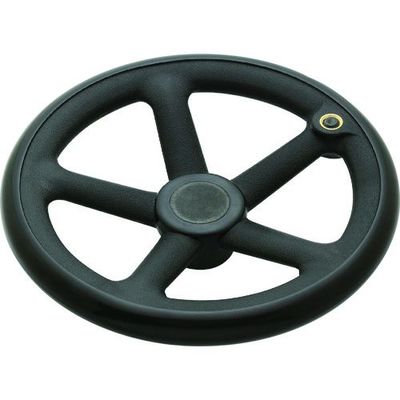 イマオコーポレーション イマオ ハンドル 丸リム型エンプラハンドル車(加工付) NRP250-HN25 1個 132-0876（直送品）