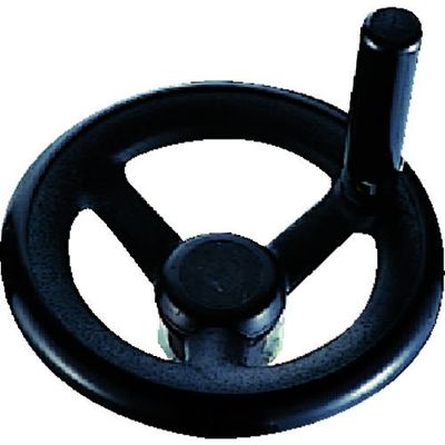 イマオコーポレーション イマオ ハンドル 丸リム型エンプラハンドル車(加工付) RP100ER-HN10 1個 133-5070（直送品）