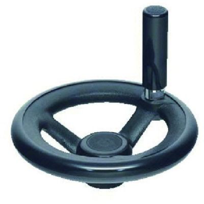 イマオ ハンドル 丸リム型エンプラハンドル車(加工付) ハンドル径200mm ステンレス RP200ER-SUS-H18 1個（直送品）