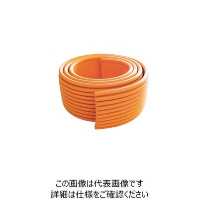 カーボーイ ウェーブクッション 1.2M イエロー BS-49 1個 252-8414（直送品）