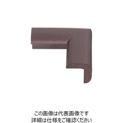 カーボーイ CARーBOY コーナーゴムパット ちび4P ブラウン BS-12 1袋(4個) 252-8411（直送品）